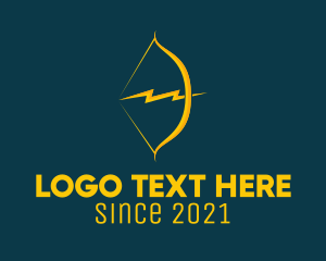 Lightning - Archery Bolt Sport logo design