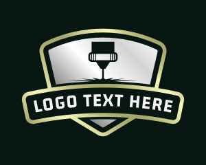 Laser - Engraving Laser Cutter logo design