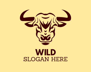 Horns - Bull Steakhouse Restaurant logo design