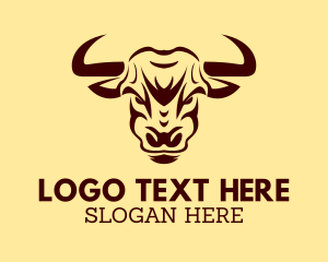 Horns - Bull Steakhouse Restaurant logo design