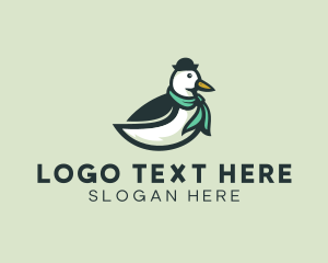 Farm Animal - Dapper Duck Fashion logo design