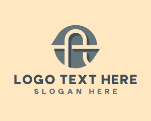 Advertising Media Startup Letter A logo design