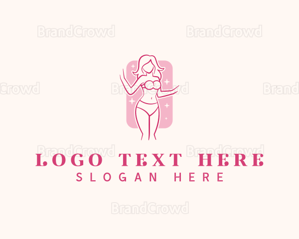 Elegant Female Lingerie Logo