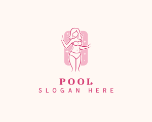 Bikini - Elegant Female Lingerie logo design
