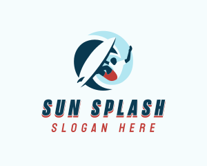 Beachwear - Wave Sea Surfer logo design