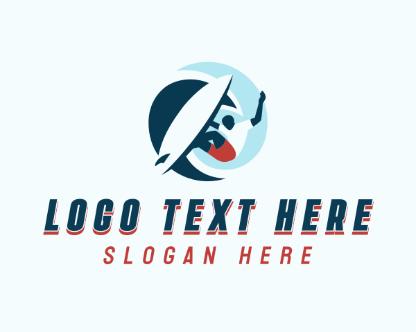 Tide - Wave Sea Surfer logo design
