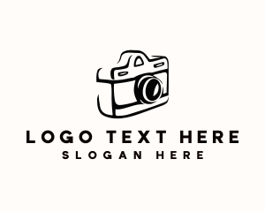 Videographer - Camera Minimalist Creative logo design