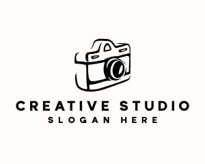 Camera Minimalist Creative logo design