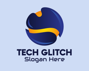 Modern Tech Sphere  logo design