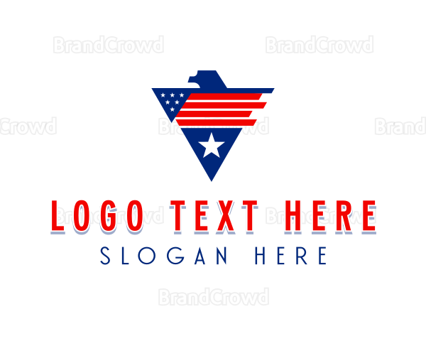 Patriotic Veteran USA Logo