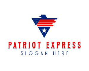 Patriotic Veteran USA logo design