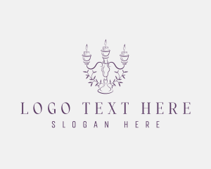 Souvenir - Elegant Candlestick Decor logo design