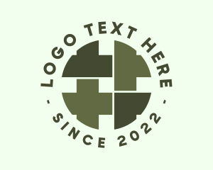 Weaver - Weaving Thread Badge logo design