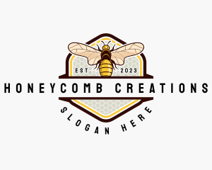 Bee Farm Organic logo design