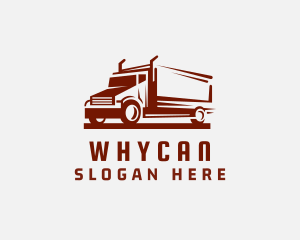 Trucking - Semi Truck Transport Vehicle logo design