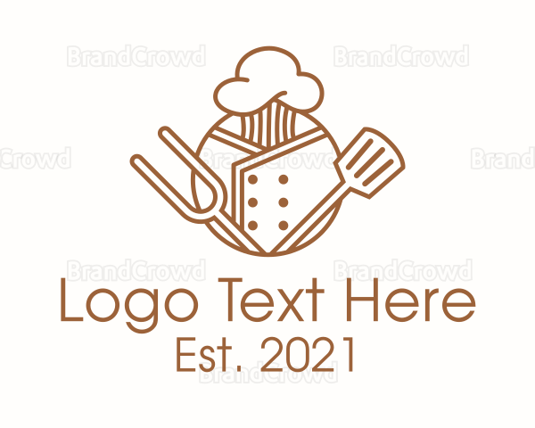 Brown Kitchen Utensil Logo