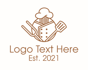 Utensil - Brown Kitchen Utensil logo design