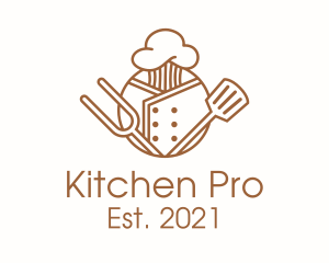 Cookware - Brown Kitchen Utensil logo design