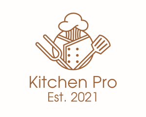 Brown Kitchen Utensil  logo design