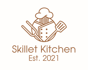 Brown Kitchen Utensil  logo design