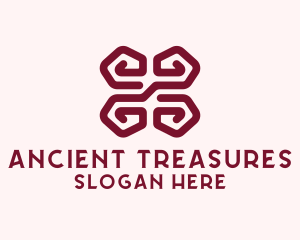 Ancient Tribal Swirl logo design