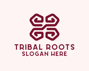 Tribal - Ancient Tribal Swirl logo design