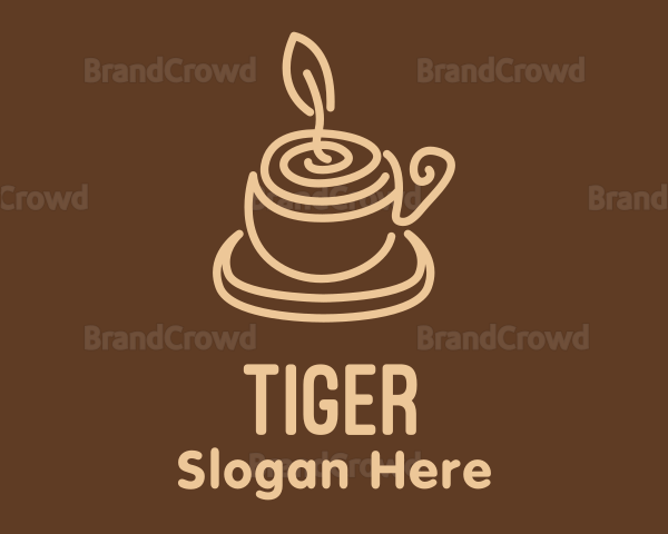 Coffee Candle Cup Logo