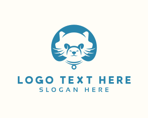 Kitty - Cat & Dog Pet Care logo design