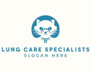 Cat & Dog Pet Care logo design