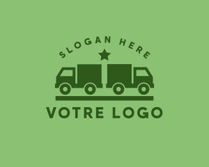 Logistics Trucking Company Logo