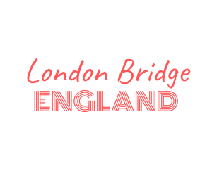London - Retro British Handwriting logo design