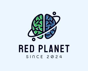 Brain Planet Orbit  logo design