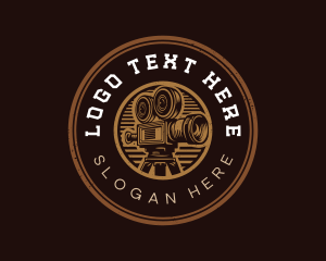 Theather - Film Cinema Camera logo design