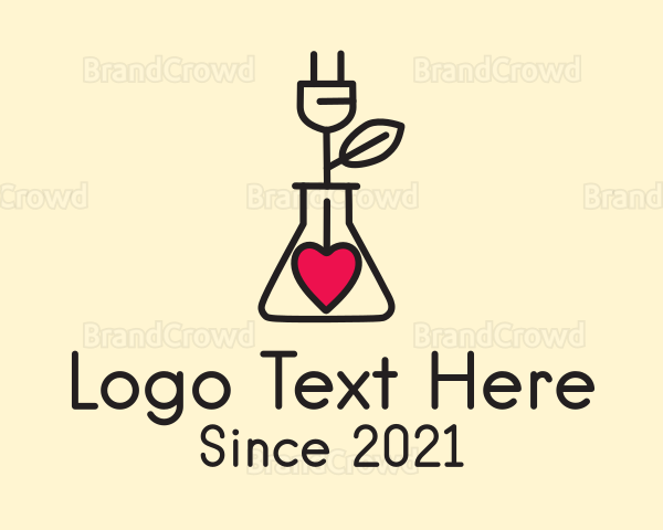 Heart Beaker Plug Logo