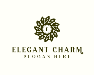 Elegant Flower Jewelry logo design