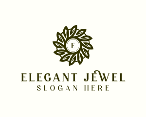 Elegant Flower Jewelry logo design