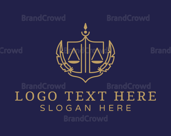 Legal Golden Scale Logo