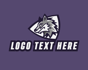 Canine - Wolf  Esport Animal logo design