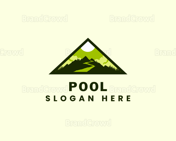 Outdoor Mountain Peak Logo