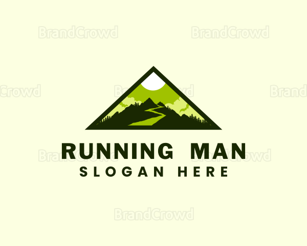 Outdoor Mountain Peak Logo