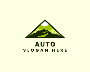 Outdoor Mountain Peak Logo