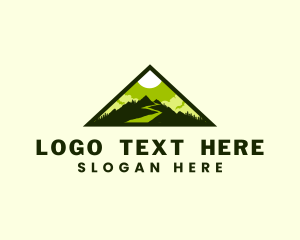 Outdoor Mountain Peak Logo