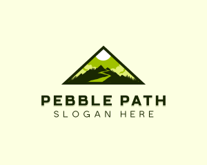 Outdoor Mountain Peak logo design