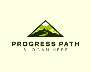 Outdoor Mountain Peak logo design