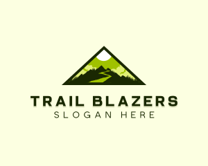 Outdoor Mountain Peak logo design