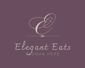 Elegant Fashion Feminine logo design