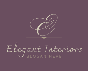 Elegant Fashion Feminine logo design