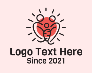Human - Baby Parent People logo design