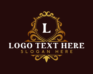 Elegant - Royalty Decorative Shield logo design