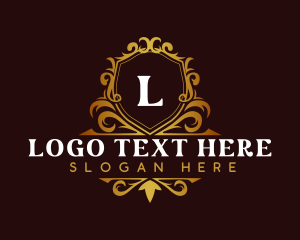 Funeral - Royalty Decorative Shield logo design